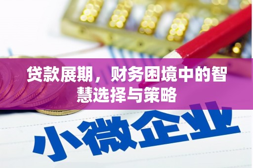 香港贷款展期，财务困境中的智慧选择与策略