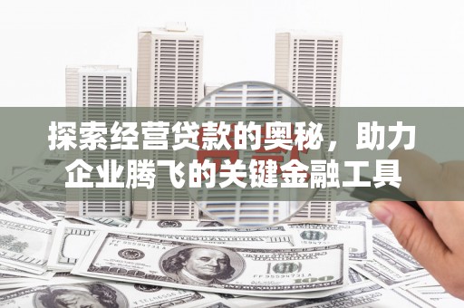 香港探索经营贷款的奥秘，助力企业腾飞的关键金融工具