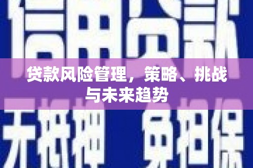 香港贷款风险管理，策略、挑战与未来趋势