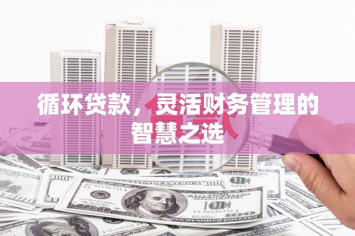 香港循环贷款，灵活财务管理的智慧之选