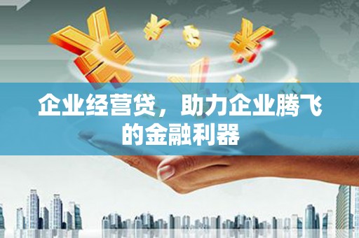 香港企业经营贷，助力企业腾飞的金融利器
