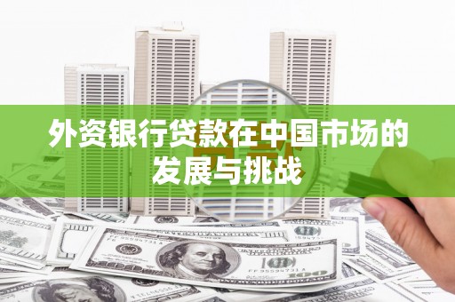 香港外资银行贷款在中国市场的发展与挑战