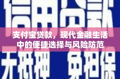 香港支付宝贷款，现代金融生活中的便捷选择与风险防范