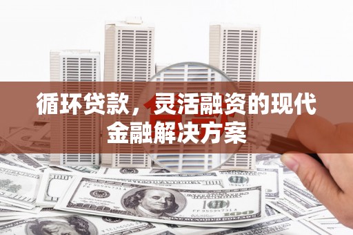 香港循环贷款，灵活融资的现代金融解决方案