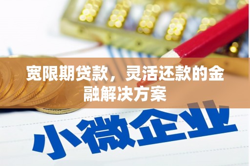 香港宽限期贷款，灵活还款的金融解决方案
