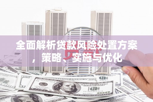 香港全面解析贷款风险处置方案，策略、实施与优化
