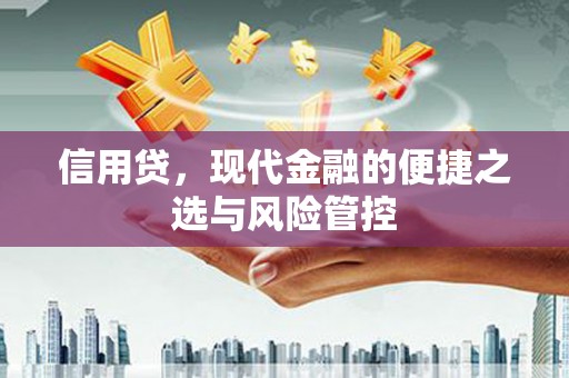 香港信用贷，现代金融的便捷之选与风险管控