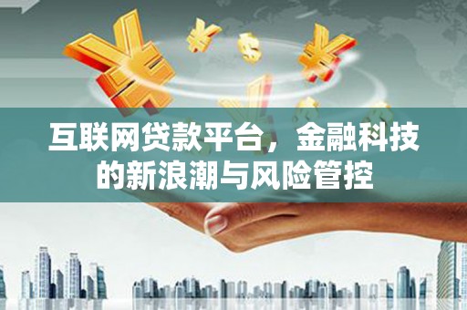 香港互联网贷款平台，金融科技的新浪潮与风险管控