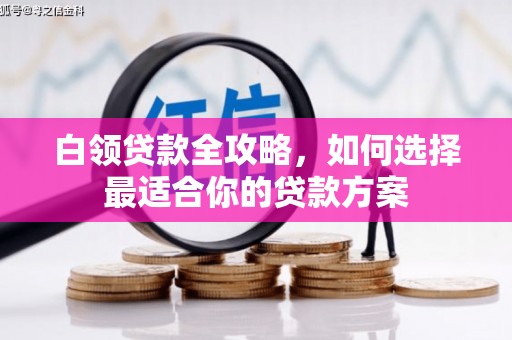 香港白领贷款全攻略，如何选择最适合你的贷款方案