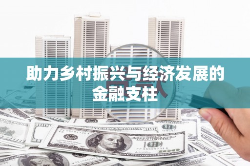香港助力乡村振兴与经济发展的金融支柱